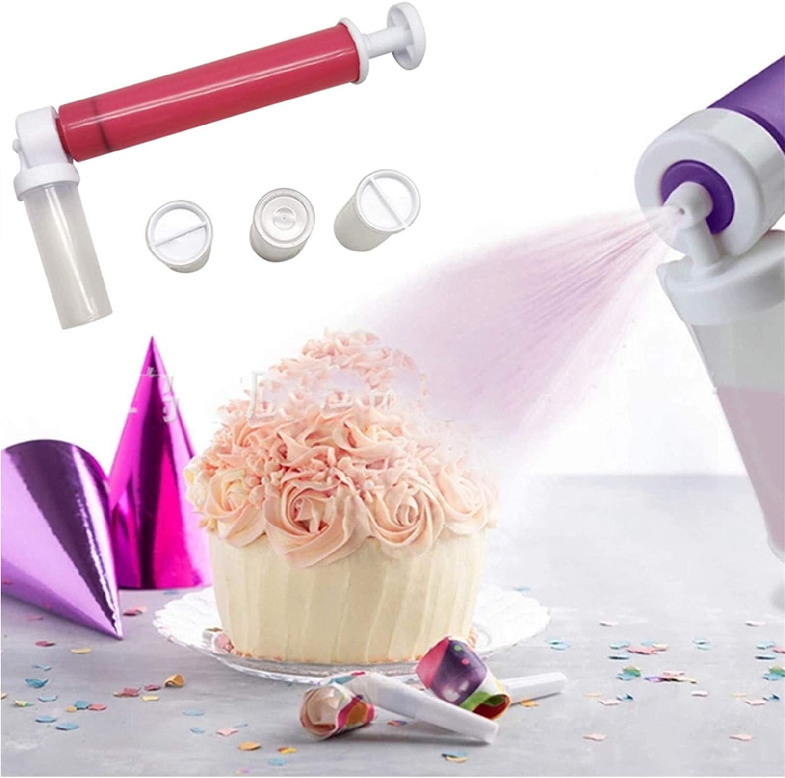 Buy Manual Airbrush for Decorating Cakes,Adjustable Pressure Manual