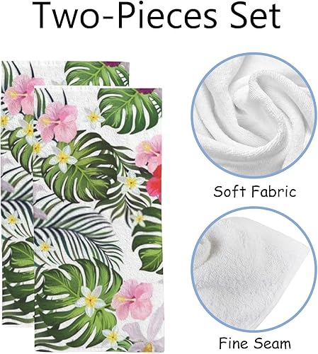 Miniatura 8 de Vantaso Paquete de 2 toallas de mano personalizadas para baño, toallas de cocina absorbentes de flores de girasol, toalla de baño personalizada de