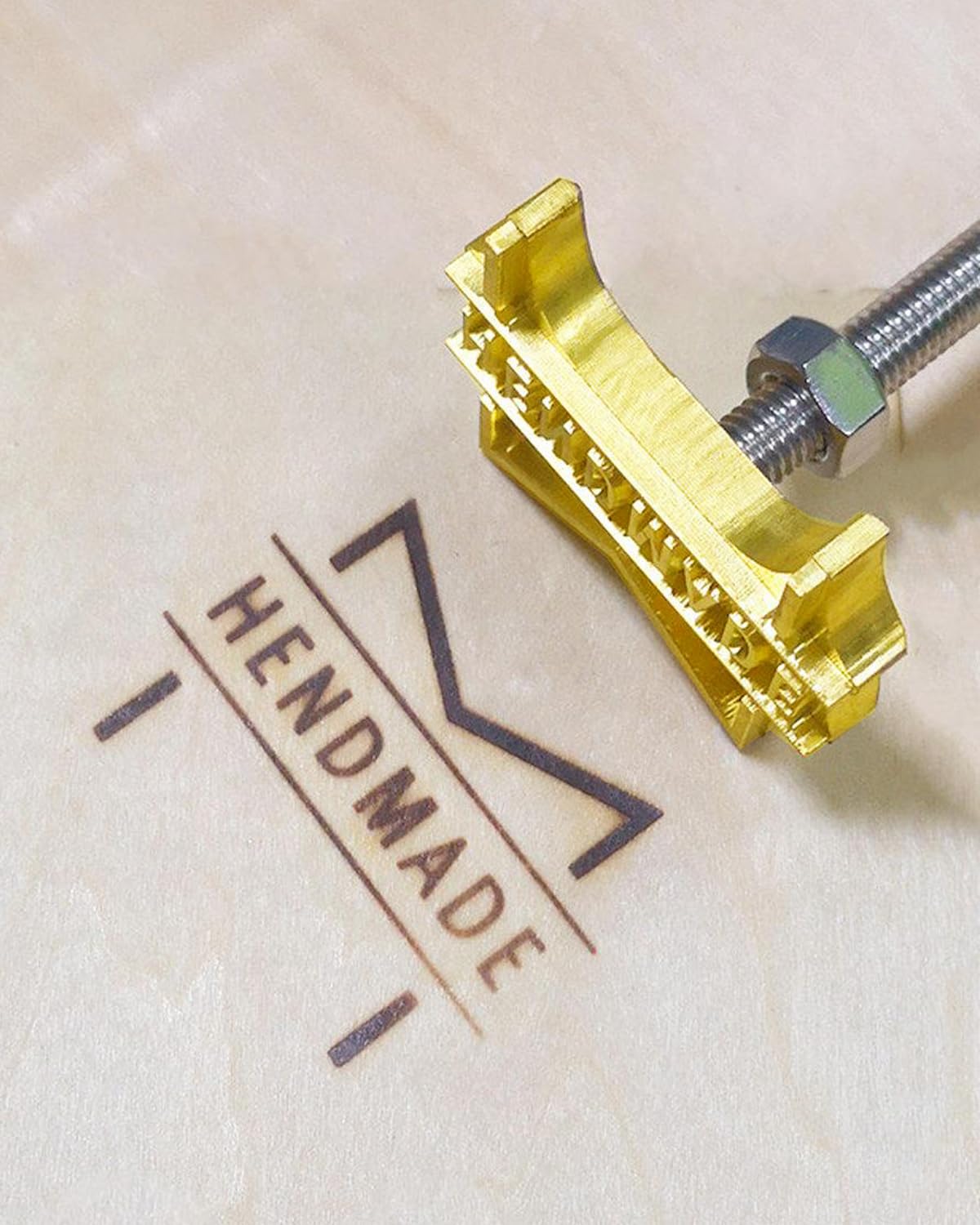 Ferro per Marchiatura con Logo Personalizzato per Ferro da Marchiatura a Caldo per Legno e Pelle, Idea Regalo per Amanti del Fai-da-Te (2,54 cm/1 pollice)