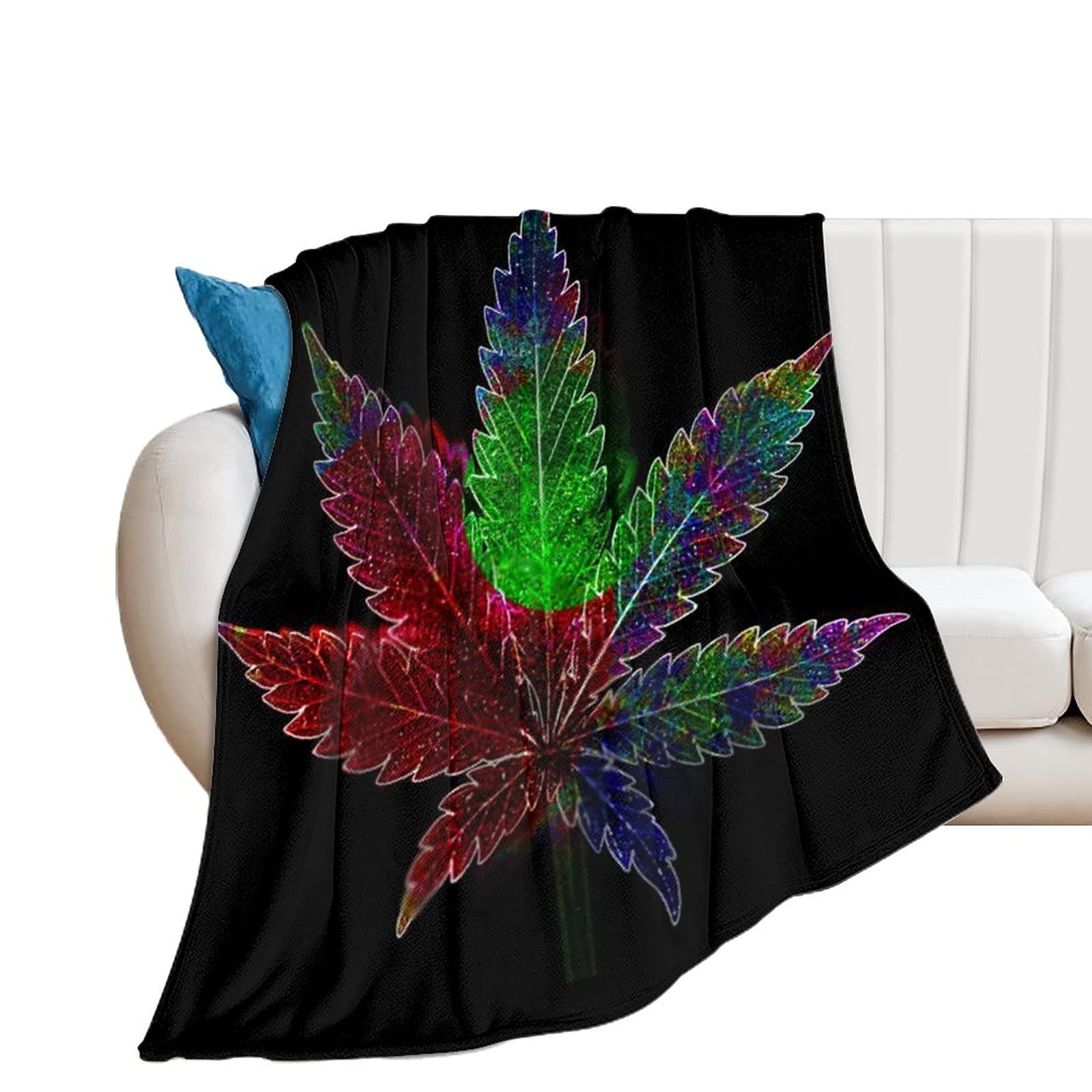 Sleeping Blanket I'D Hit That Marijuana Flannel Blanket Throw Fluffy Lightweight Blankets For Gifts Bed Couch 40"X50"