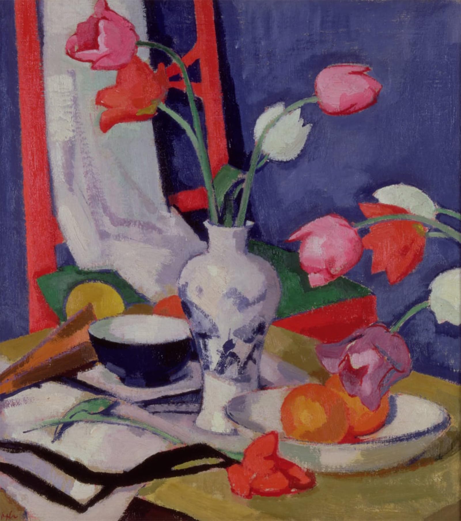 POSTERIIk Famous Print Pop Art Wall Art Graffiti Tulips and Fruit by Samuel John Peploe Art Prints for Home Decor 60x90cm