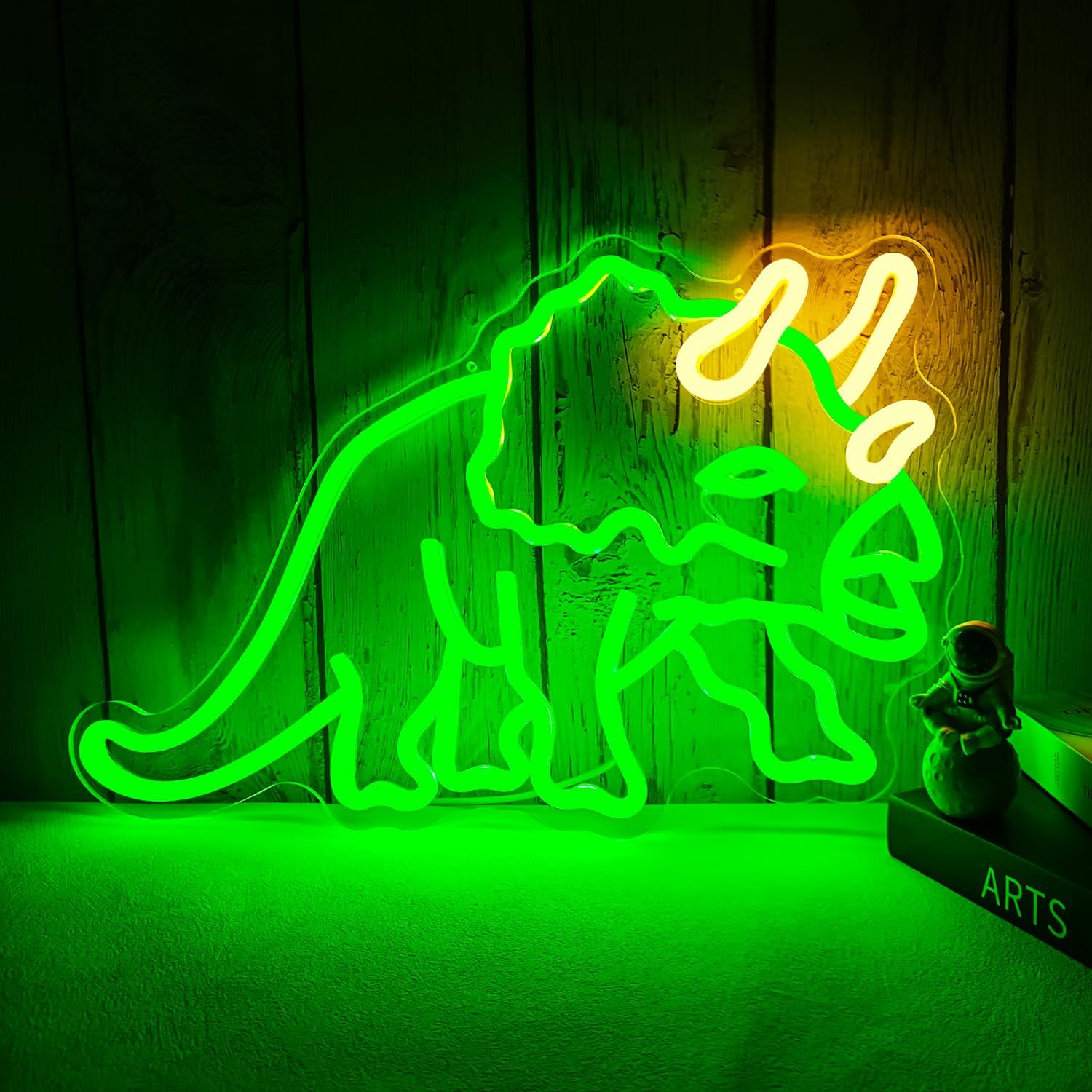 Triceratops Neon Sign Dinosaur Led Sign Dimmable Dinosaurs Night Light Triceratops Lights for Boys Room Dinosaur Led Wall Art for Kids Dino Lovers Gifts