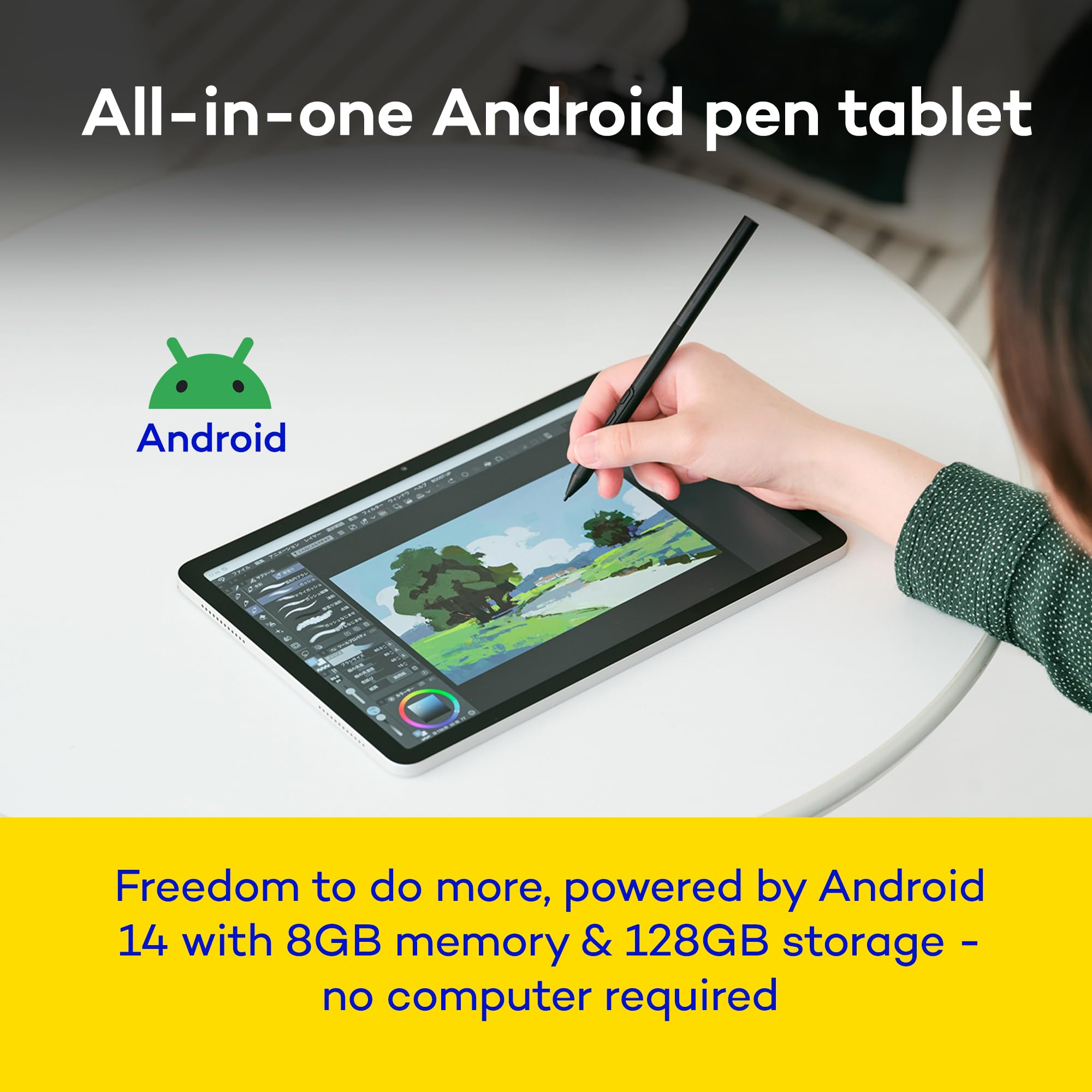Amazon.com: Wacom MovinkPad 11, tableta de dibujo móvil Android