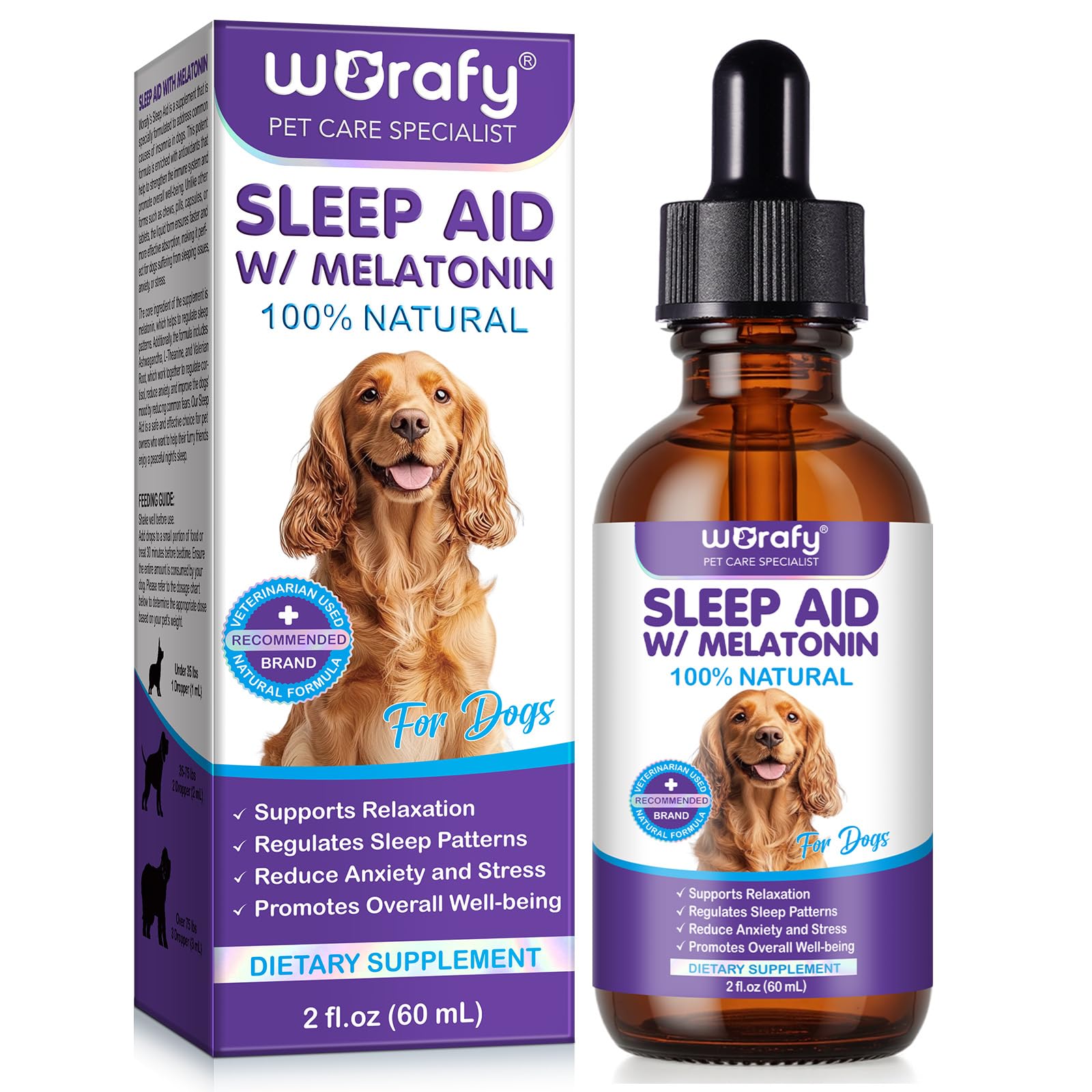 Calming Support for Loud Noises & Situations, 0.3mg per Serving, All Breeds & Sizes, White, 50 count (Pack of 1)