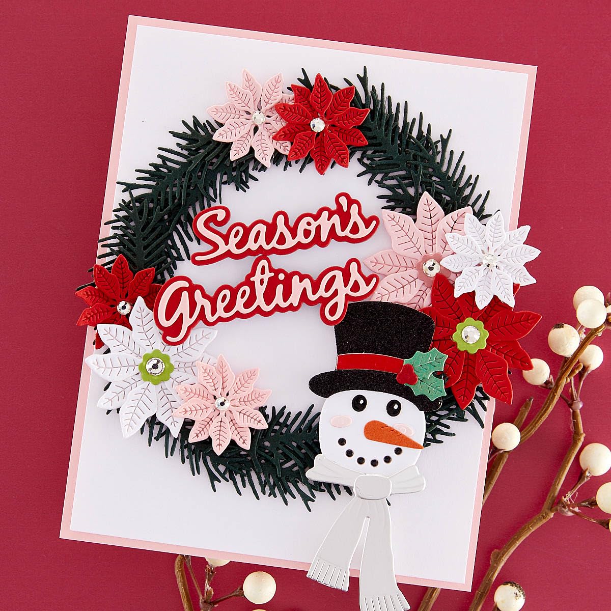 Spellbinders Suzanne Hue, fustelle in metallo per decorazioni natalizie