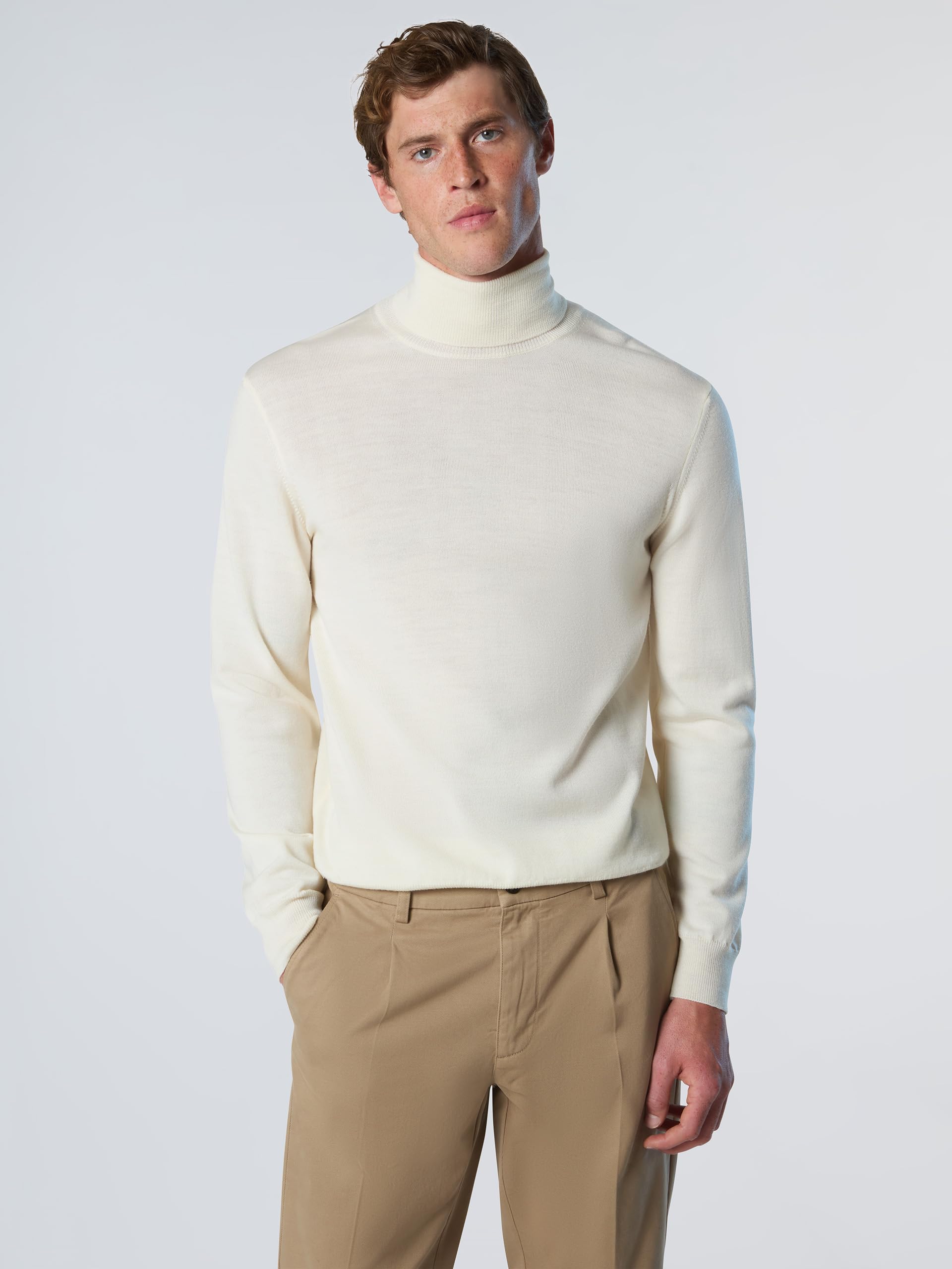 NORTH SAILS Maglione Uomo in Lana Merino con Collo Alto