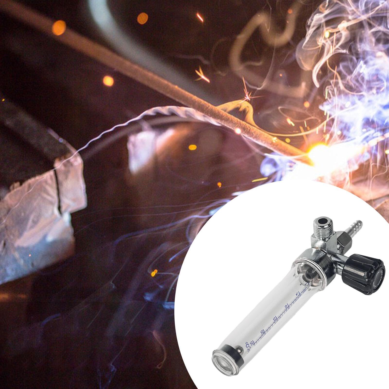 MagiDeal Accesorio de montaje de tubo de medidor regulador de caudalímetro, máquina medidora de regulador de soldador de gas fácil de montar de 0 a 25mpa para