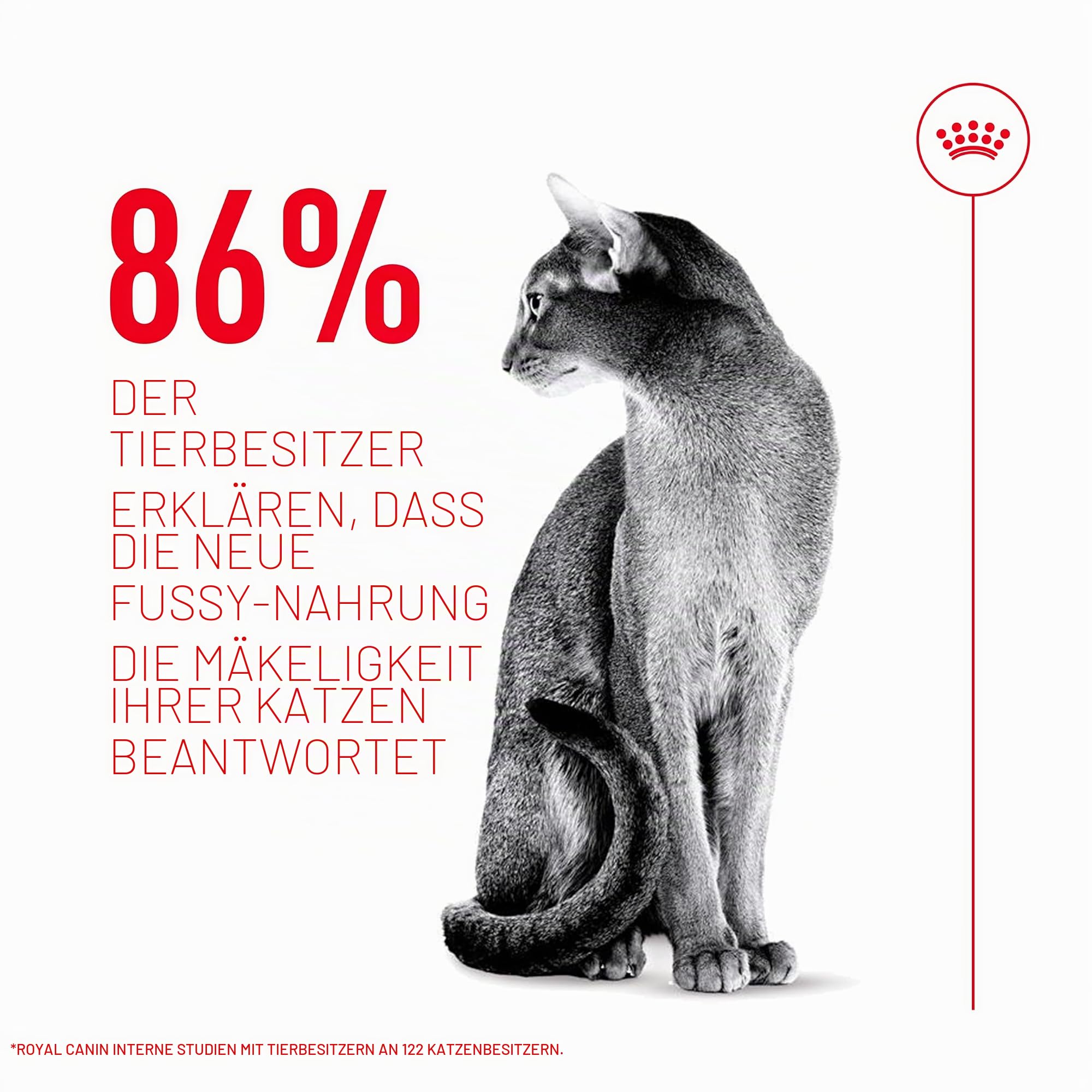 Royal Fussy Exigent Katzenfutter für Erwachsene, 1 x 10 kg