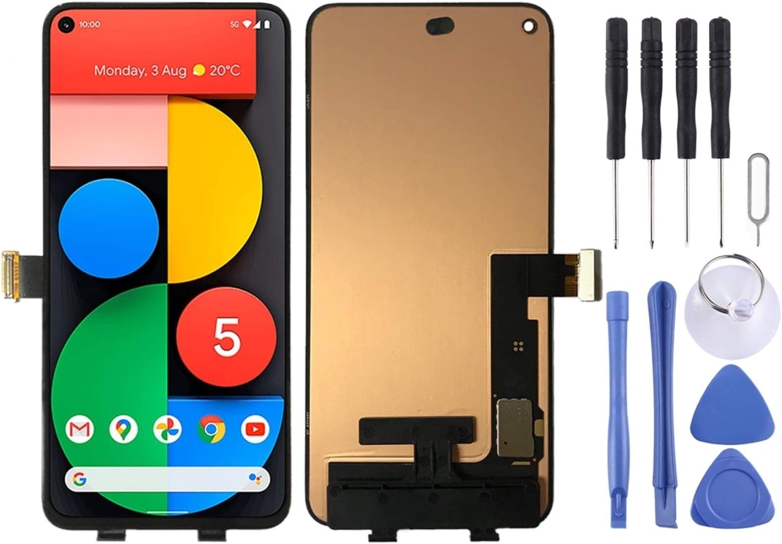 XINGCHEN Spare Parts OLED Material LCD Screen and Digitizer Full Assembly for Google Pixel 5 GD1YQ GTT9Q Replacement Parts