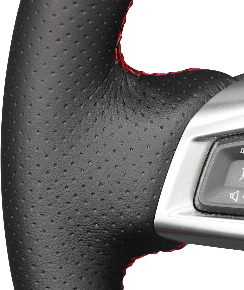 MEWANT Leather Steering Wheel Cover for Mazda MX-5 2015 2016 2017 2018 2019 2020 / MX 5 Steering Wheel Cover