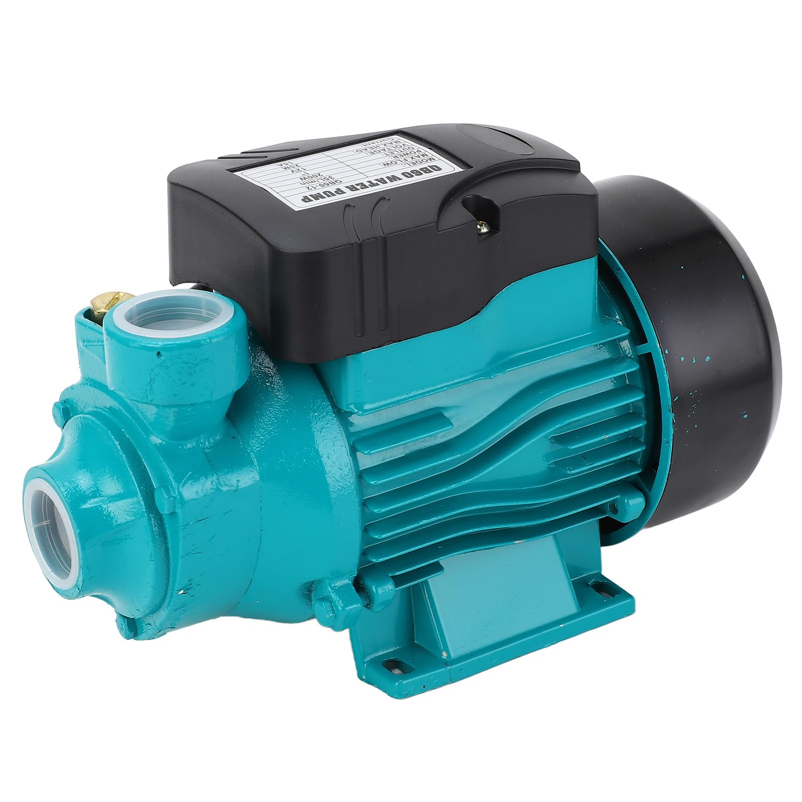 KIMISS Solar DC Pump 200W 3200RPM Auto 35 Lpm Levantamiento Alto 25m Bomba de Agua para Riego y Uso Doméstico (DC12V)