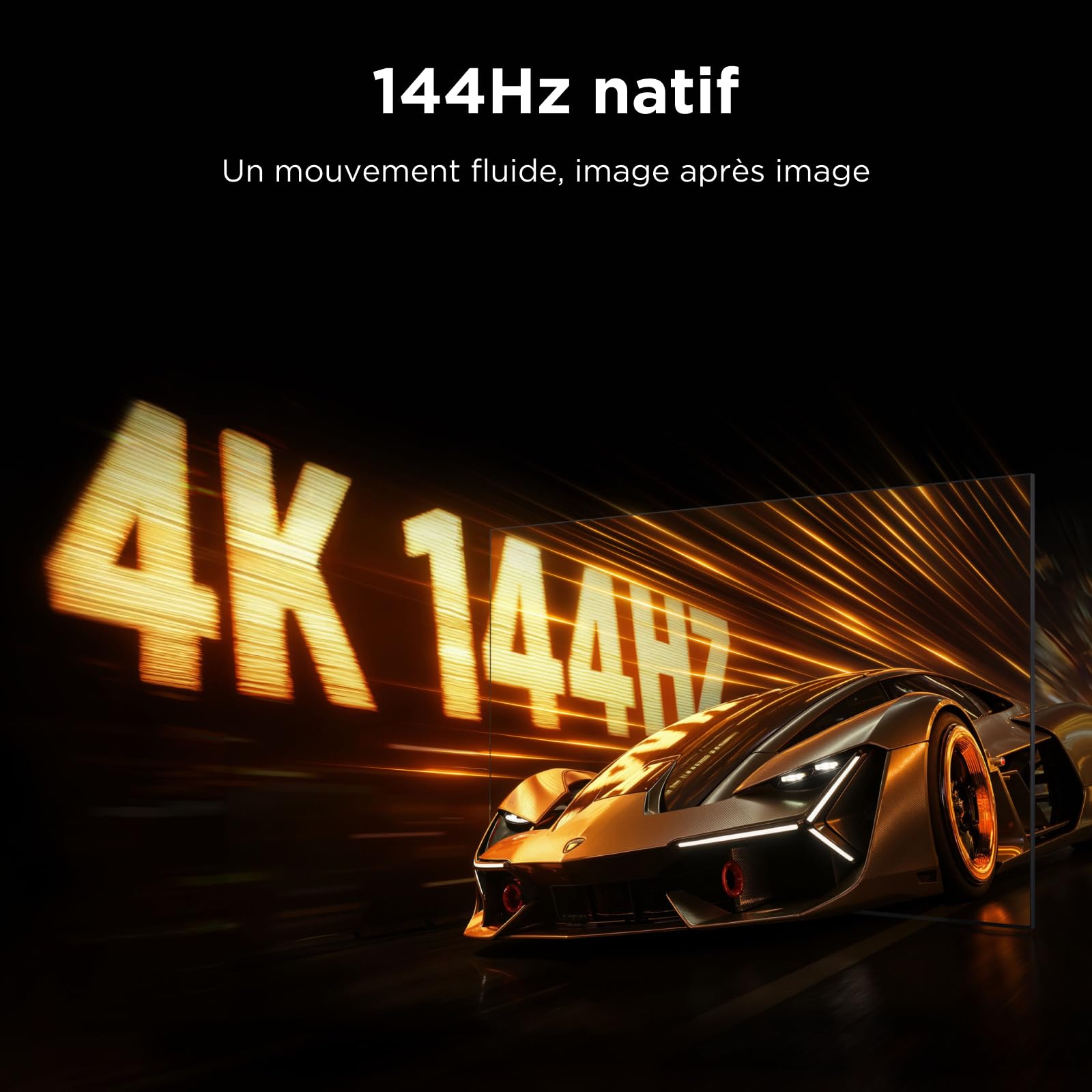 TCL 65Q7D Pro 65” SQD-Mini LED TV, 4K HDR 2000 nits, 646 Zones de Gradation, Google TV, Dolby Vision IQ & Atmos, 2.1 Onkyo, 144Hz, Apple AirPlay 2 & Alexa