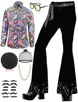 Gomez Addams Costume Wrangler Brown Corduroy 70s Vintage BIG Bell