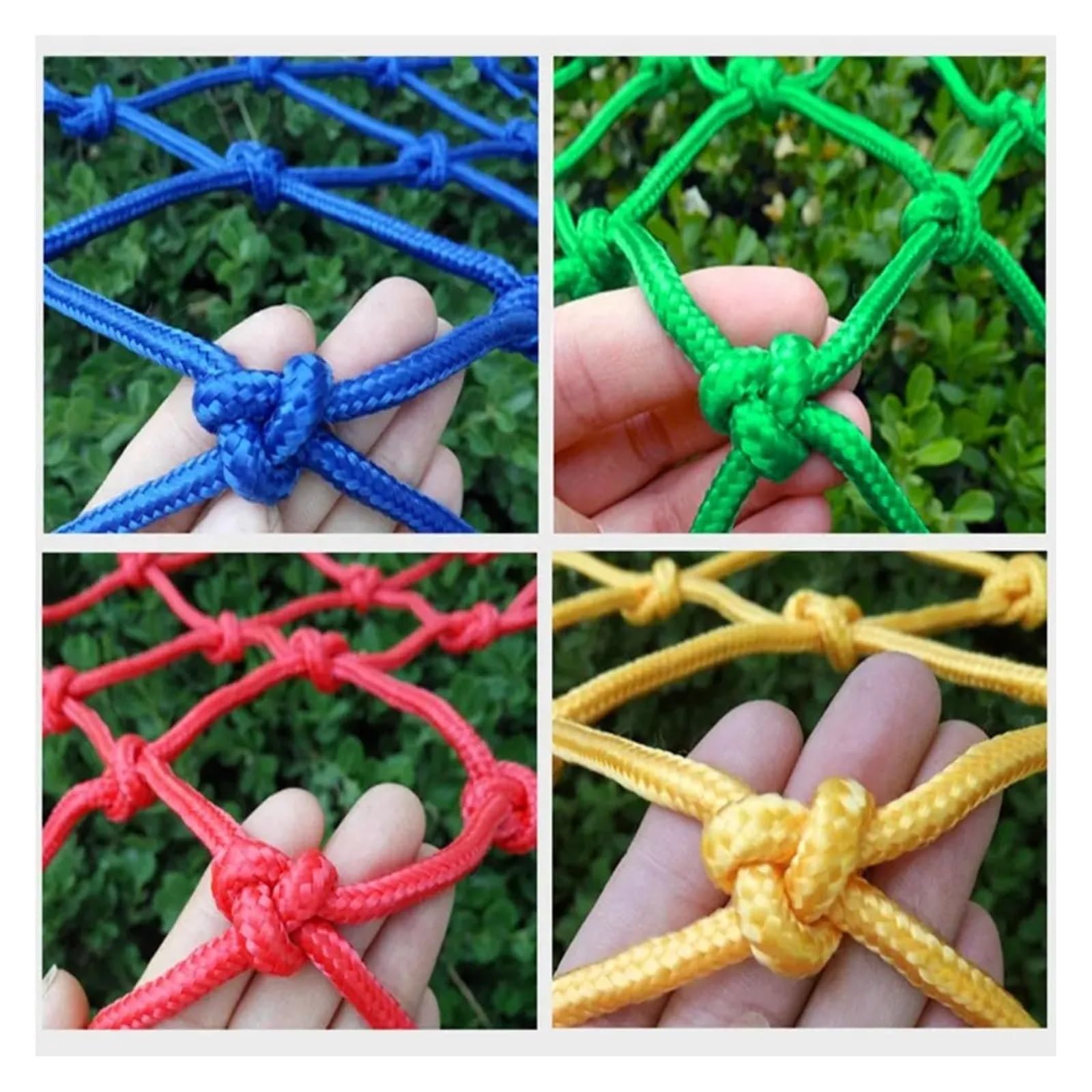 Malla de Nailon antipájaros, Red de Seguridad Infantil de Colores para barandilla de balcón, escaleras, Valla anticaídas, barandilla de Parque Infantil, Red de protección para trepar (Malla