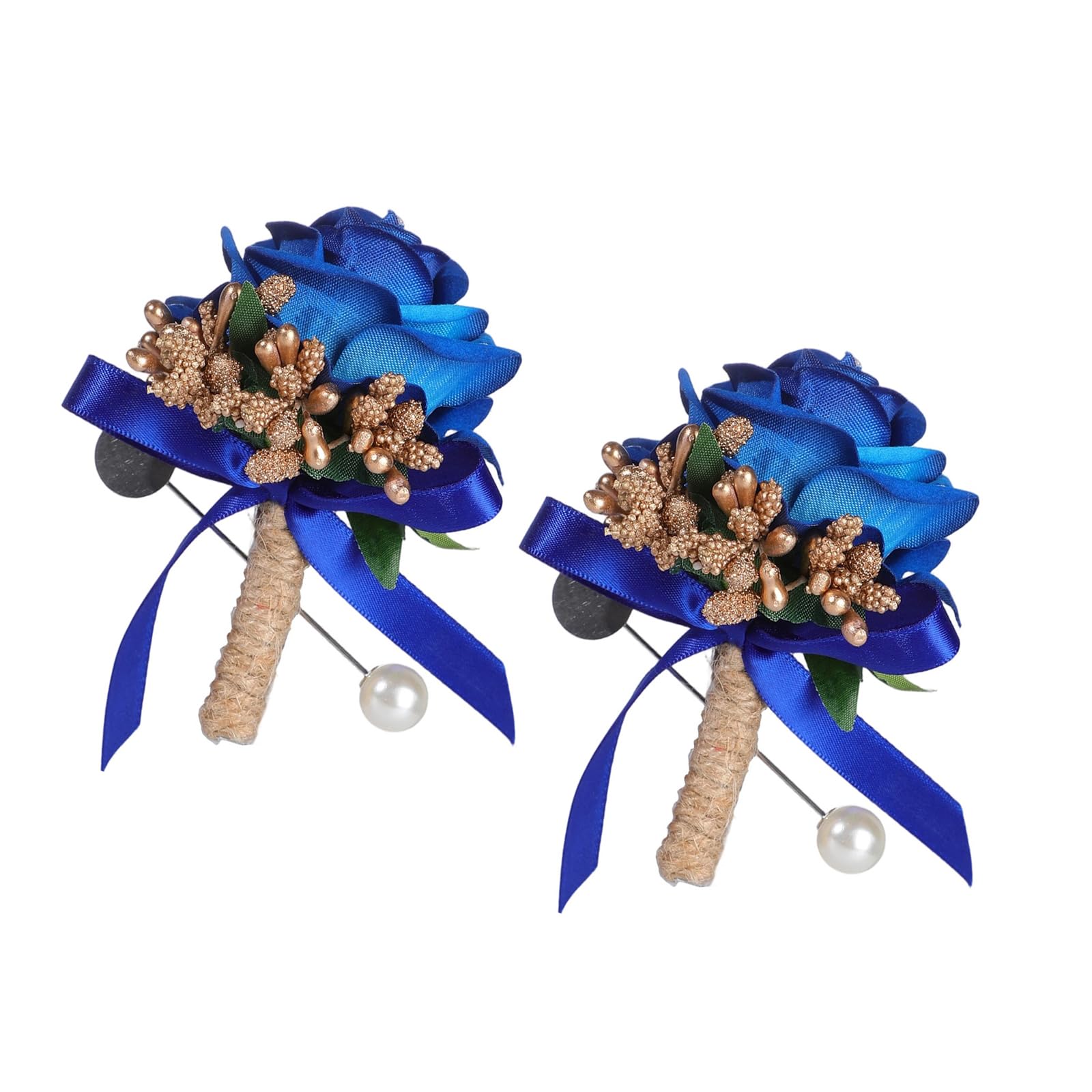 HDOYTXXM Corsage Boutonnieres Artificial Flowers for Bridal Parties and Ceremonies Elegant Boutonniere Decorations