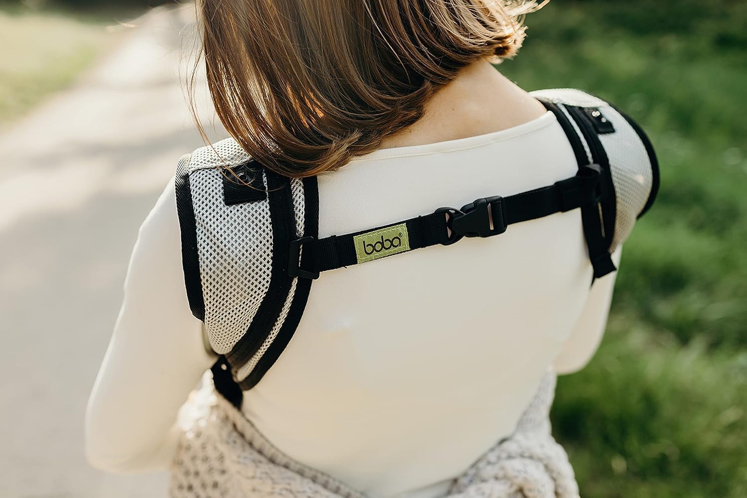 Boba Air Grey - Marsupio Porta Bebe Ergonomico Neonato da Viaggio Ultra Leggero