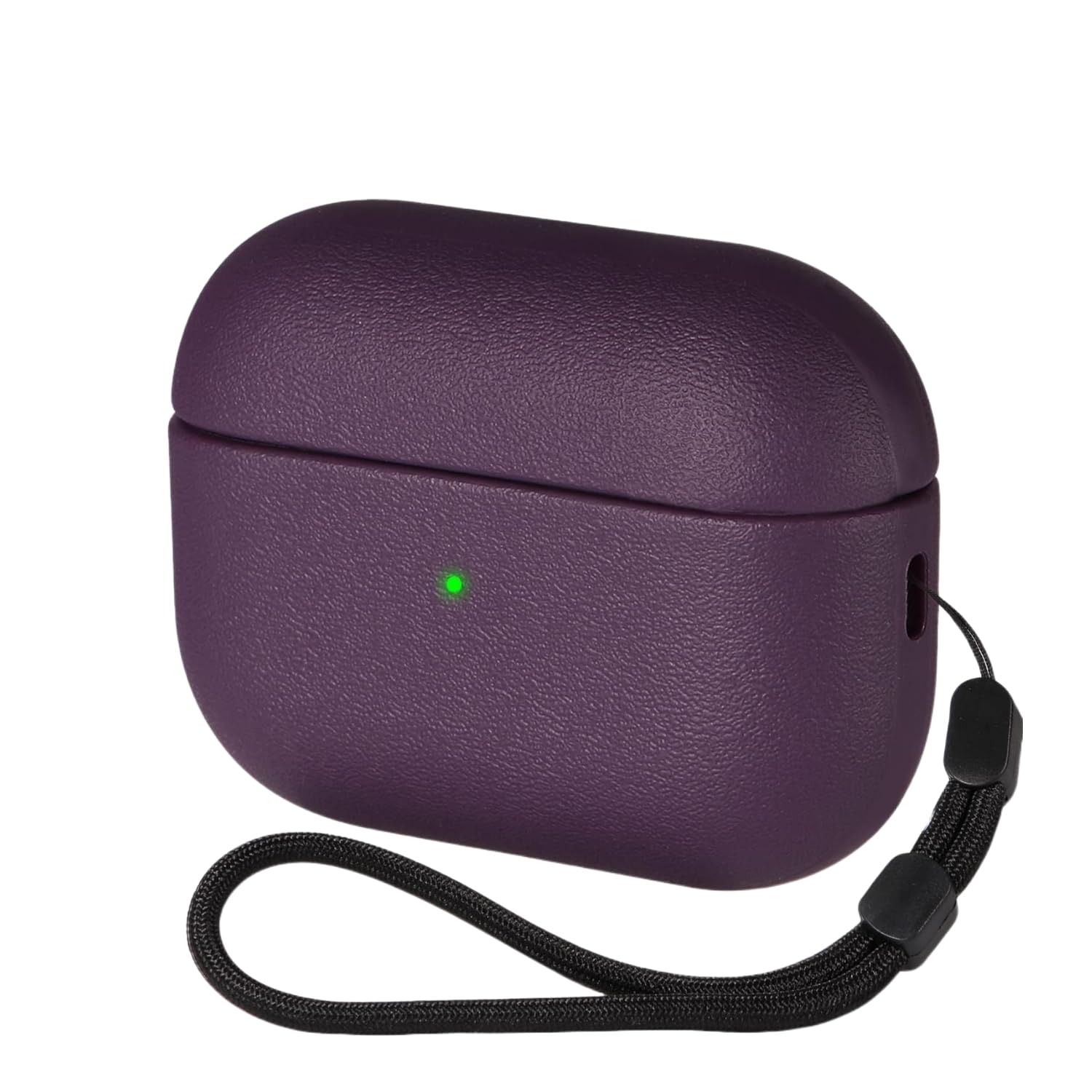 EMOH ROCED Airpods Pro 2 Case Cover, Leather Texture Full-Body Protective Case Cover for Apple Airpods Pro 2 / Pro,Wireless Charging and Front LED Visible (Purple)-image-11