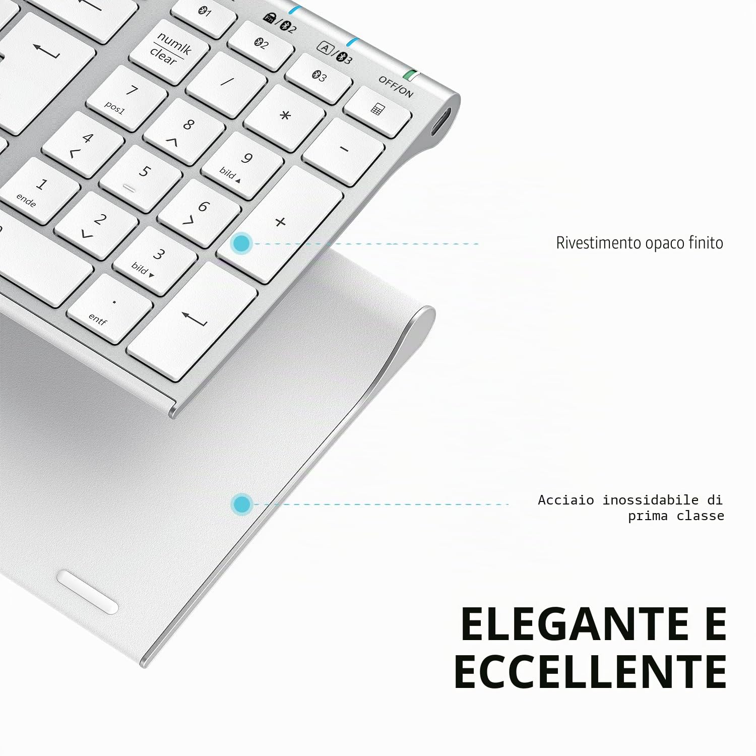 iClever Tastiera (White)
