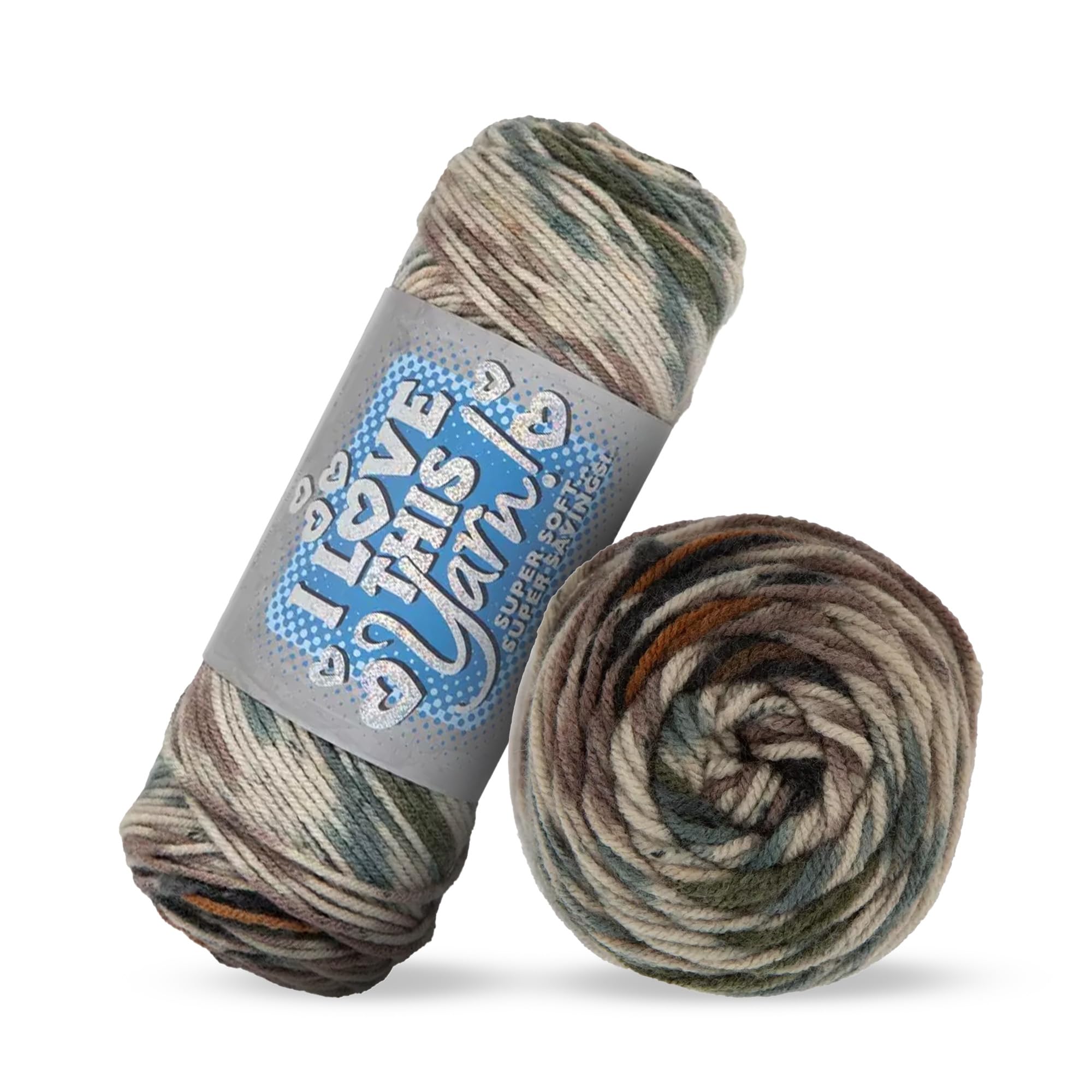 Amazon.com: I Love This Yarn 4 - Medium – 252 Yards of Acrylic