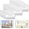 Vmiapxo 40 Pack Stamp and Die Storage Pockets, Reusable Small Plastic Envelopes Waterproof Sticker Organizer Receipt Holder P
