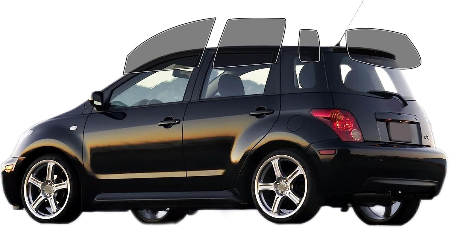 AUTOTEK Precut All Sides Windows Tint Film Cars Sun Blocking Protection Privacy Anti Shatter Glass Film Any Tint Shade kit for Scion XA 2004-2007