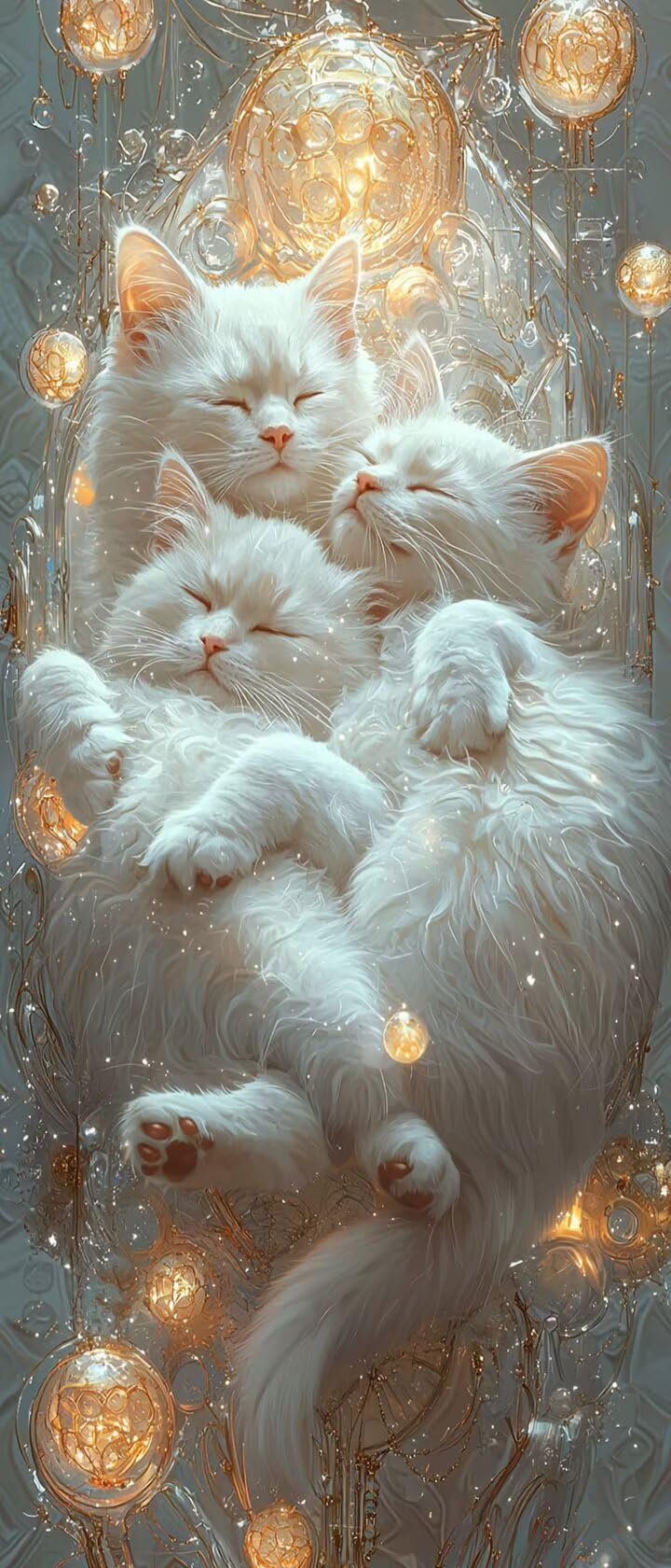 Malen Nach Zahlen 50x150cm Leinwand Weiße Katze Malen Nach Zahlen Erwachsene mit Ohne Rahmen, DIY Kreativ Set für Erwachsene mit Pinseln und Acrylfarbe, Zimmer Deko Perle Landschaft Geschenk, P0M-923