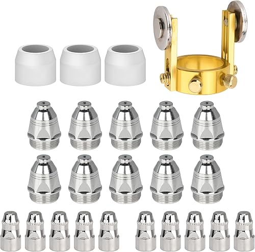 Miniatura 7 de AG60P Plasma Cutter Consumibles Corte Antorcha Punta Boquillas 40 PC Adecuado para AG60 WSD60 AG60P BTC500DP BTC650DP