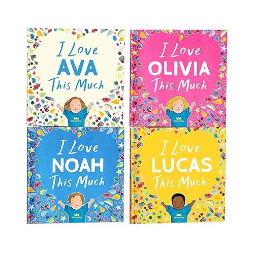 Wonderbly Libro de cuentos personalizado: te amo esto mucho (tapa dura)