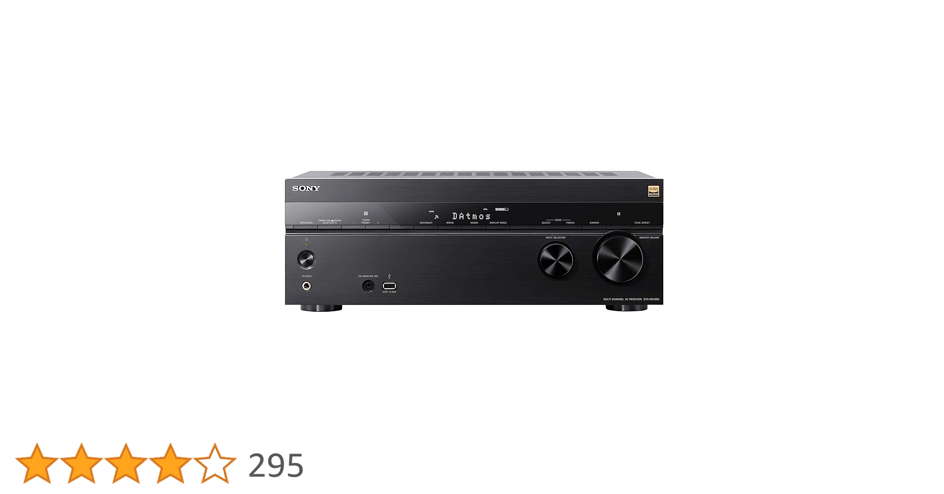 Sony STR-DN1080 7.2 Kanal 4K UHD AV Receiver mit Dolby Atmos und Multi-Room, WI-Fi, AirPlay, Chromecast, Bluetooth, NFC Sony STR-DN1080 7.2 Kanal 4K UHD AV Receiver mit Dolby Atmos und Multi-Room, WI-Fi, AirPlay, Chromecast, Bluetooth, NFC