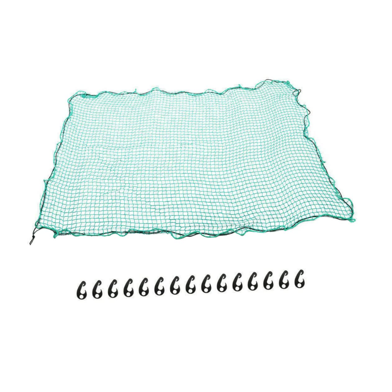 VALICLUD Rete di Carico per Camioncino e Rete Elastica in Nylon 2,5x3,5 m con Ganci 15 Pezzi, Copertura Estensibile per Cassone Pickup e Rimorchio, Protezione Anti-Caduta per Trasporto Sicuro