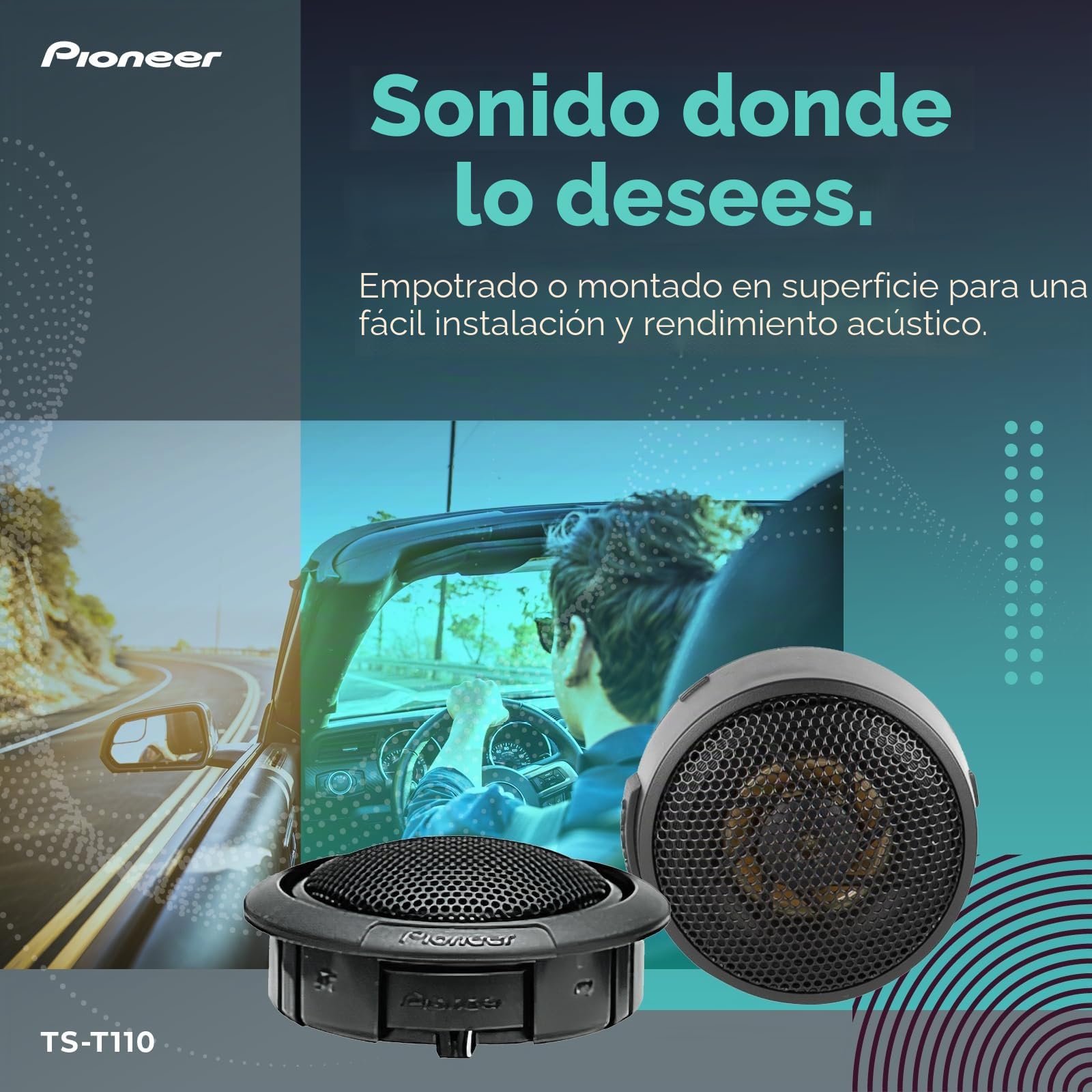 Pioneer 7/8 Hard Dome Tweeter