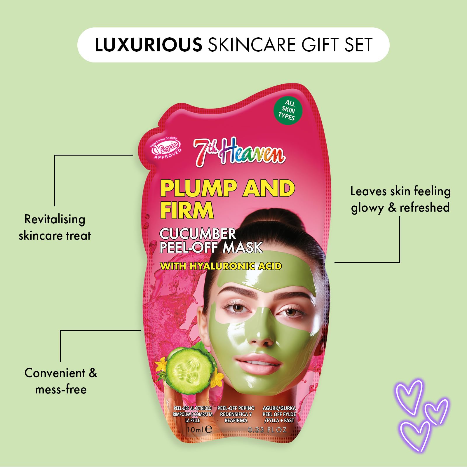7th Heaven You Deserve This Face Masks Set (4 Face Masks - Image 3