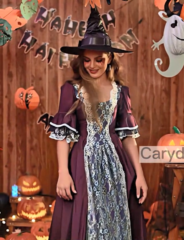 Amazon.com: Victorian Dress for Women Renaissance Costume Masquerade Ball Gown  Lace Overlay Floor Length Dress with Bell Sleeves : Clothing, Shoes &  Jewelry