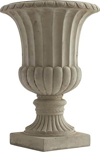 Fluted Resin Urn, 20"