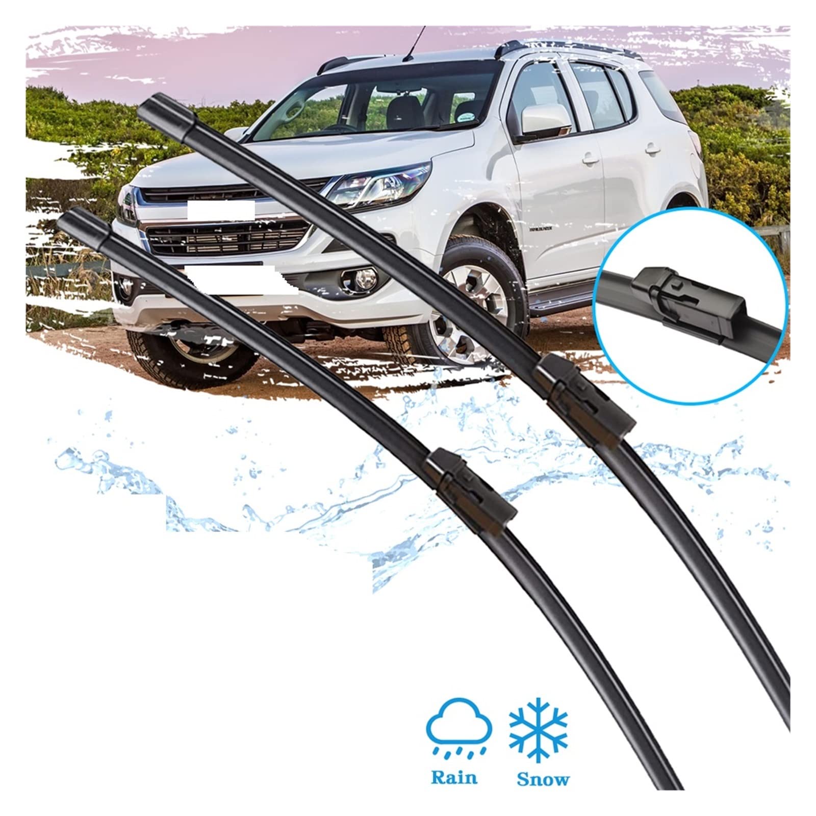 Escobilla Limpiaparabrisas Delantera Coche Para MK2 Para 7 Para TrailBlazer Para Colorado Para Holden 2012 2013 2014 2015 2016 2017 Autopartes Limpiaparabrisas De Coche.