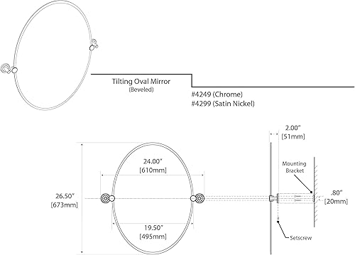 Miniatura 4 de Gatco Latitude II Espejo rectangular,, 4299