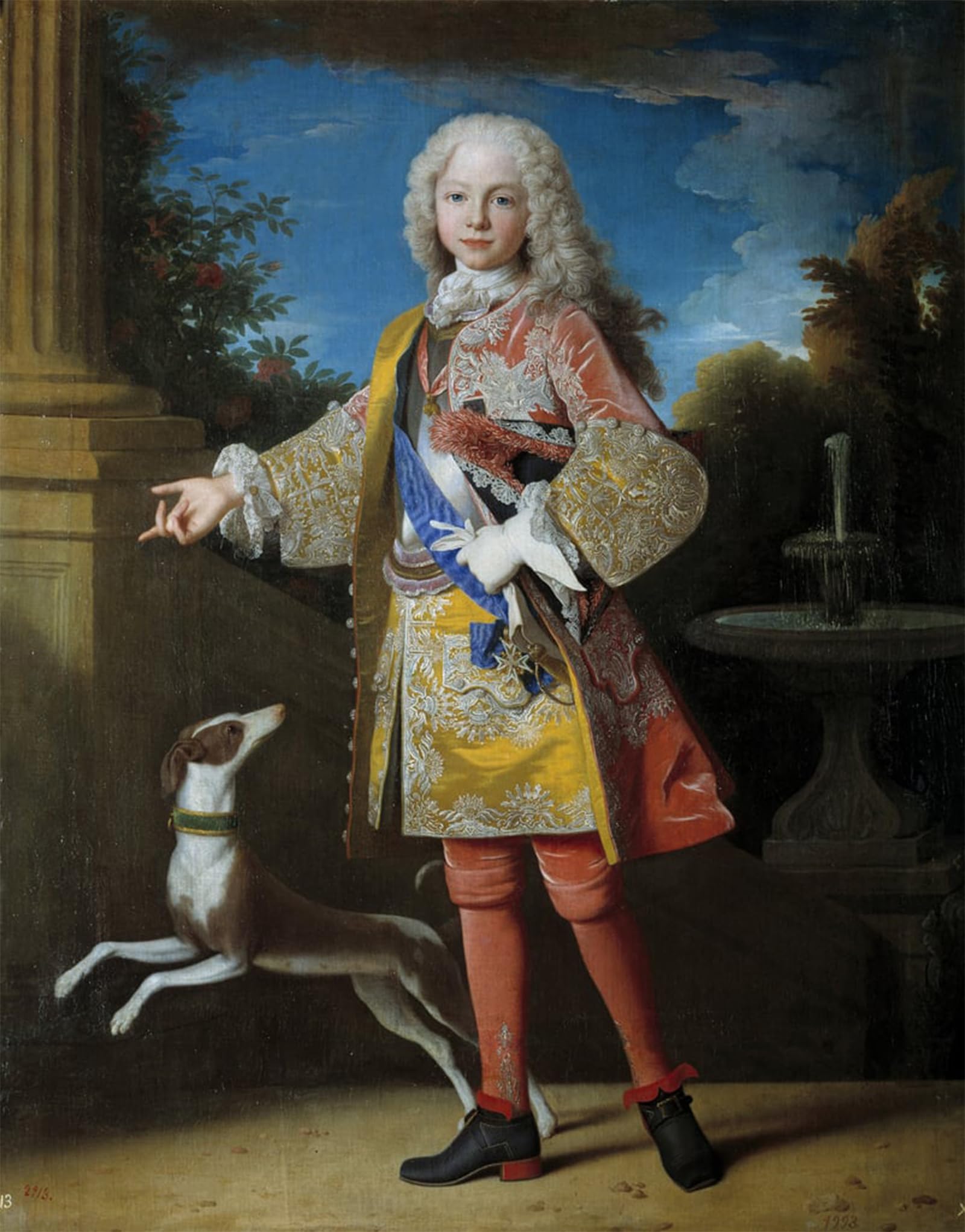 Portrait Ferdinand de Bourbon Jean Ranc grand format pour habiller un mur vide