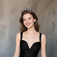 Vista 209 de Kamirola - Corona de reina y tiaras corona de princesa para mujeres y niñas, diademas de cristal para novia, princesa para bodas y fiestas (01)