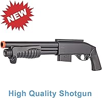 Vista 4 de BBTac Airsoft Gun Package Desert Raider - Powerful Spring Rifle, Pump Action Shotgun, SMG, Two Pistols and BB Pellets, Preimum Airsoft Starter Pack