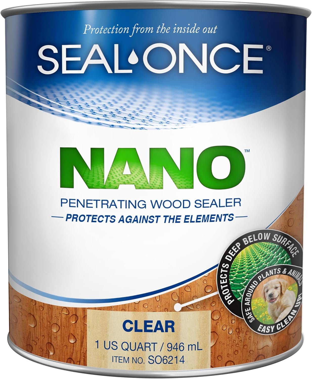 Seal-Once Nano Penetrating Wood Sealer