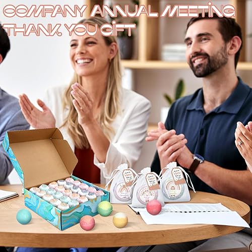 Miniatura 2 de 50 juegos de regalos de agradecimiento a los empleados, mini bombas de baño a granel para mujeres, estilo bohemio, hecho a mano, spa, regalos de