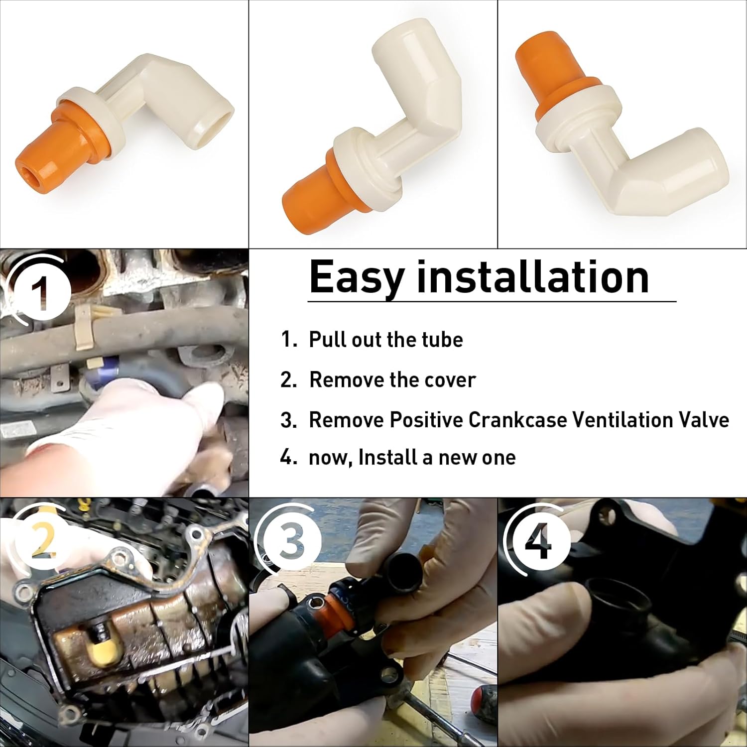 6P1329 Positive Crankcase Ventilation PCV Valve Compatible With Mazda 3 2004-2011 2.0L 2.3L,6 2004-2008 2.3L,Mx-5 Miata 2006-2015 2.0L,5 2006-2010 2.3L.