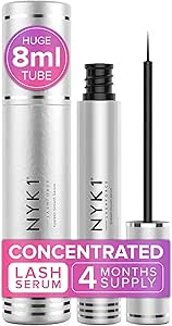 NYK1 CONCENTRATED Eyelash Growth Serum (XL - 8ml) LashForce Eye Lash Serum Growth For Longer Fuller And Thicker Eyelash Serums - Lash Growth Enhancer For Long Lasting Results And Healthier Eyelashes