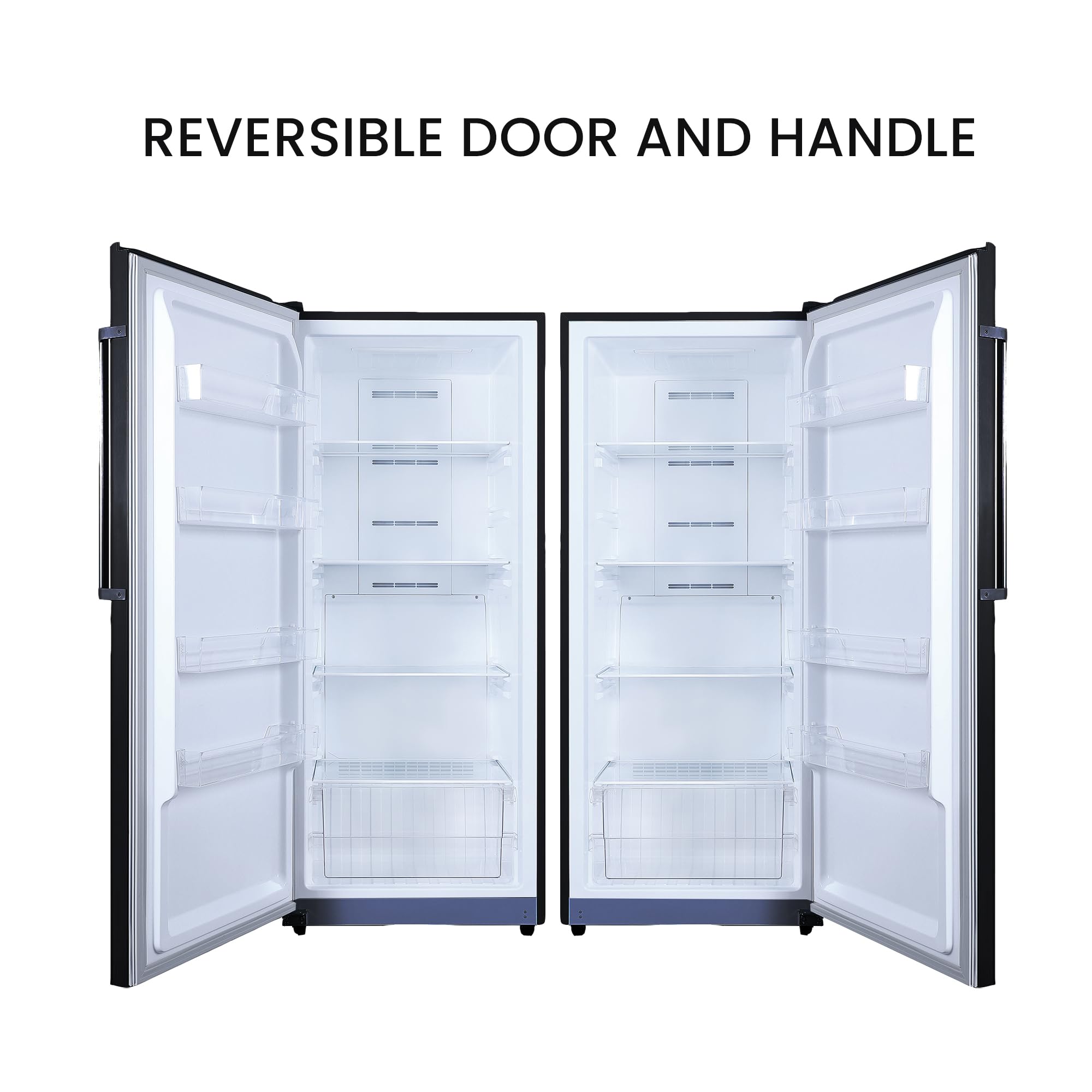 Conserv 14cf Upright Freezer CONVERTIBLE REF Garage Ready 28in wide 110V (Black) on Fridge.com