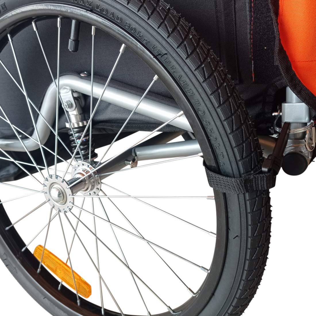 Papilioshop Mover Poussette et remorque, chariot, de vélo pour transport 1 ou 2 enfants