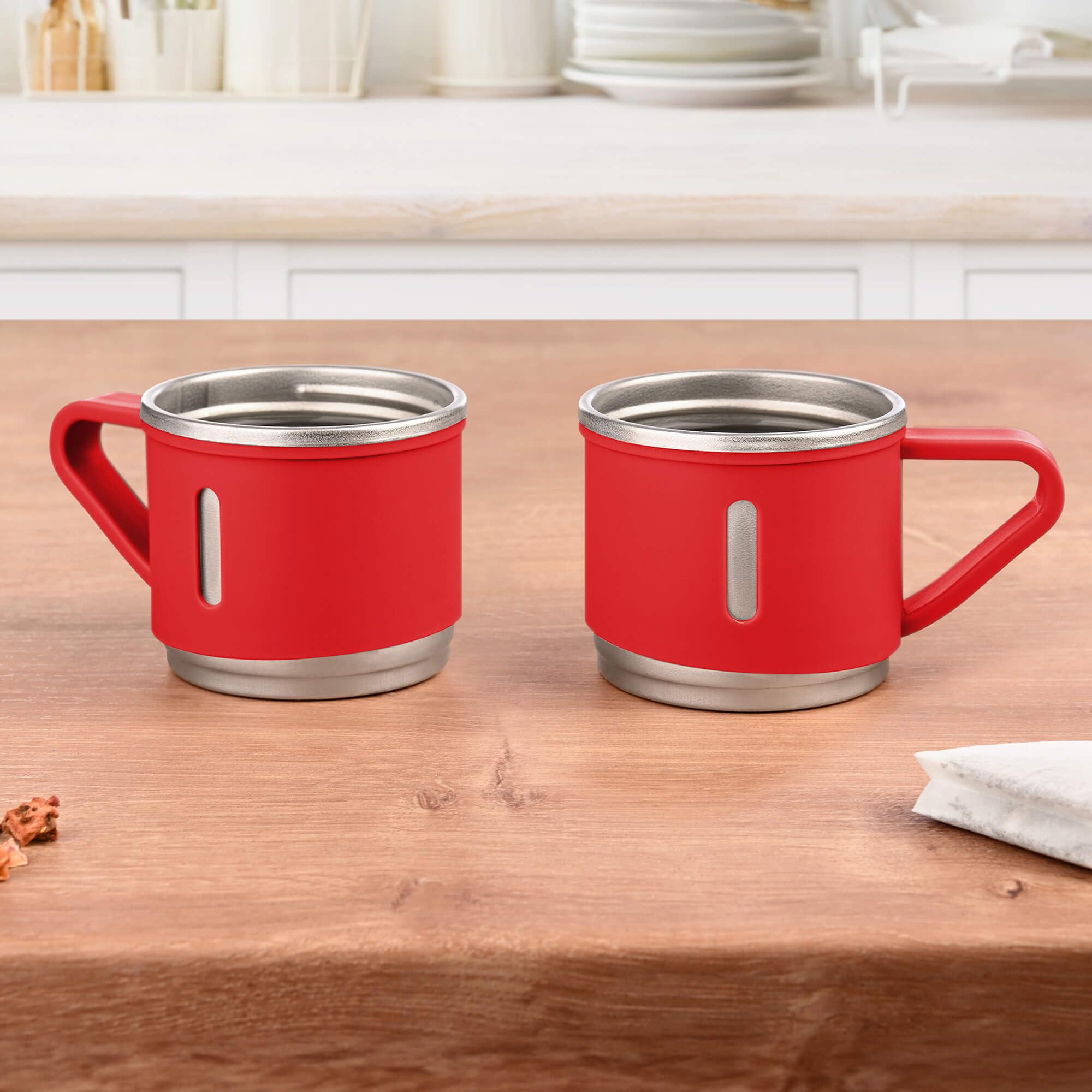 GRÄWE Isolierbecher-Set, 2 Stück, 150 Ml, Edelstahl, Spülmaschinengeeignet - Perfekt Für Unterwegs