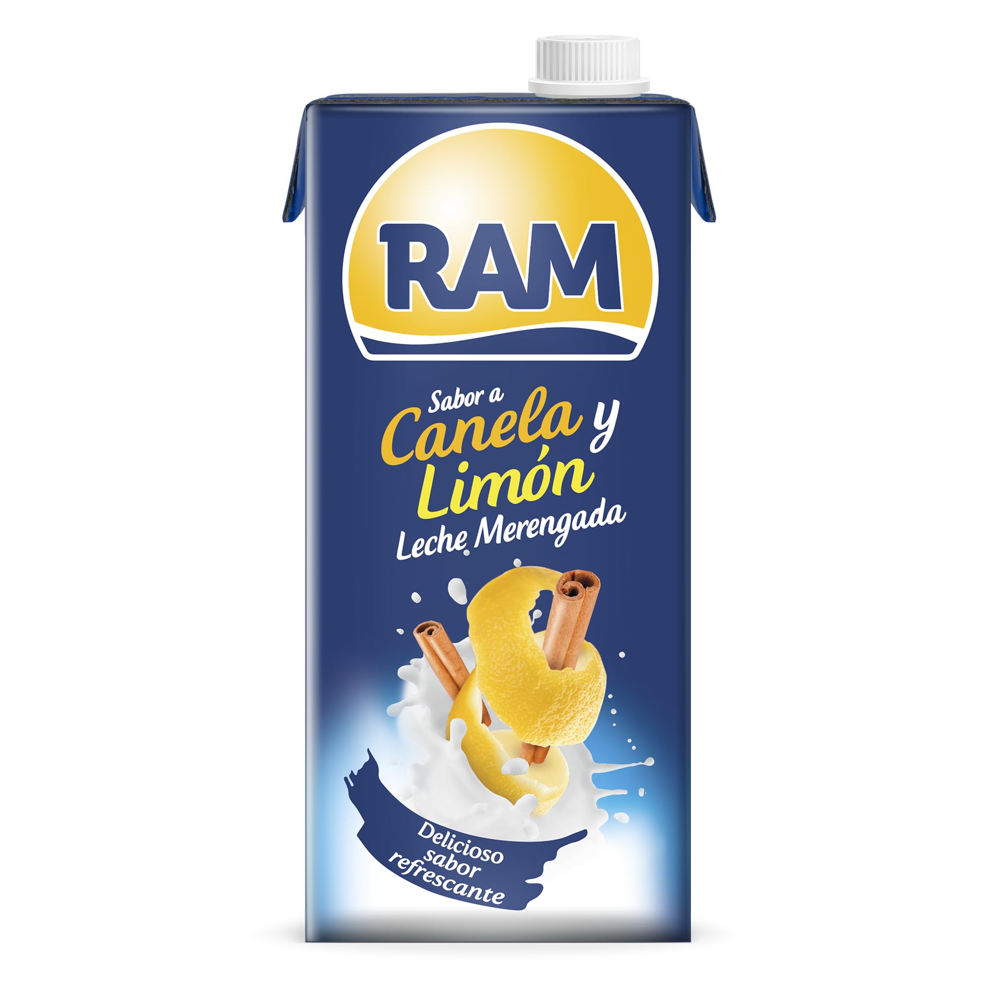 RAM Leche merengada Canela y limón brik 1L Caja de 6 unidades