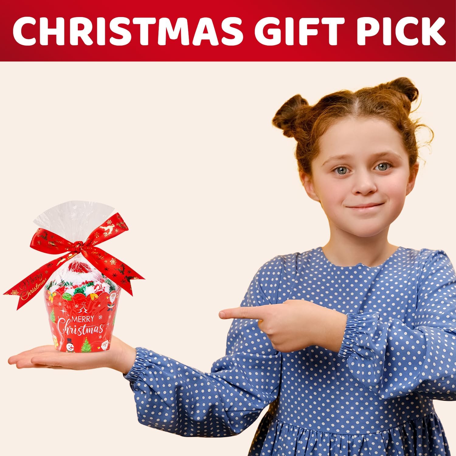 HAPPYPOP Kids Christmas Socks Gift - Little Elf Socks Xmas Stocking Stuffers for Boys Girls - Image 2