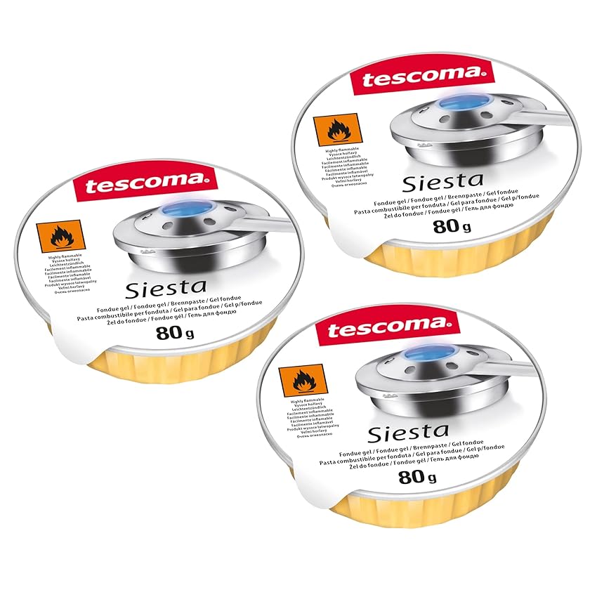 Tescoma GrandChef Pasta Combustibile per Fonduta, Set 3 pezzi, 3 Unità