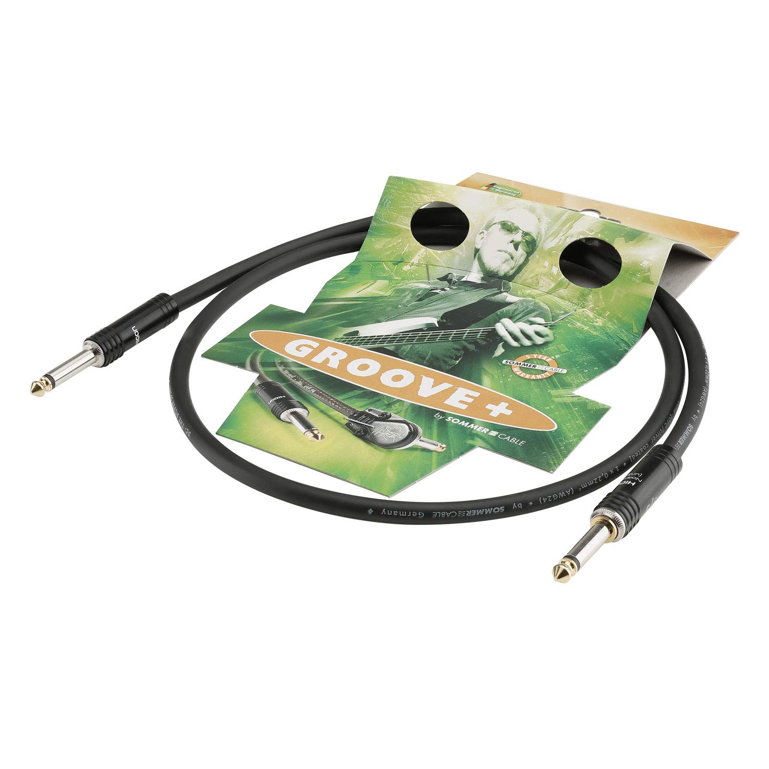 Sommer Cable 10m SC-Silver Spirit High-End Instrumentenkabel geschirmt mit HICON Noisefree Stecker | S13E-1000